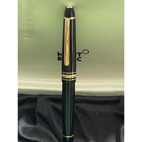 MONT BLANC Meisterstück 14K 4810 New In Box Montblanc Fountain Pen Fancy Pen - Picture 3 of 12